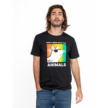 90s Don’t Mess With The Animals Unisex Classic Jersey Tee - Black Viva! Shop