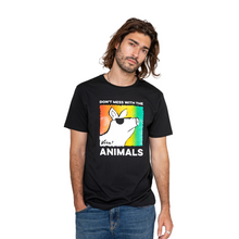 90s Don’t Mess With The Animals Unisex Classic Jersey Tee - Black Viva! Shop