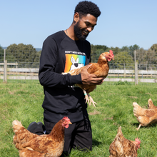 90s Don’t Mess With The Animals Unisex Raglan Sweatshirt - Black Viva! Shop