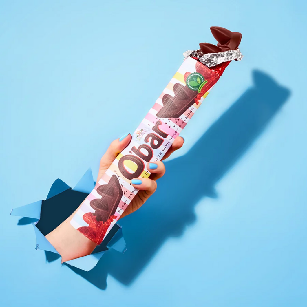 Catherine's Originals Vegan Milk Chocolate With H*ney & Almond O’Bar 200g Viva! Shop