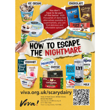 Dairy Is Scary Leaflet