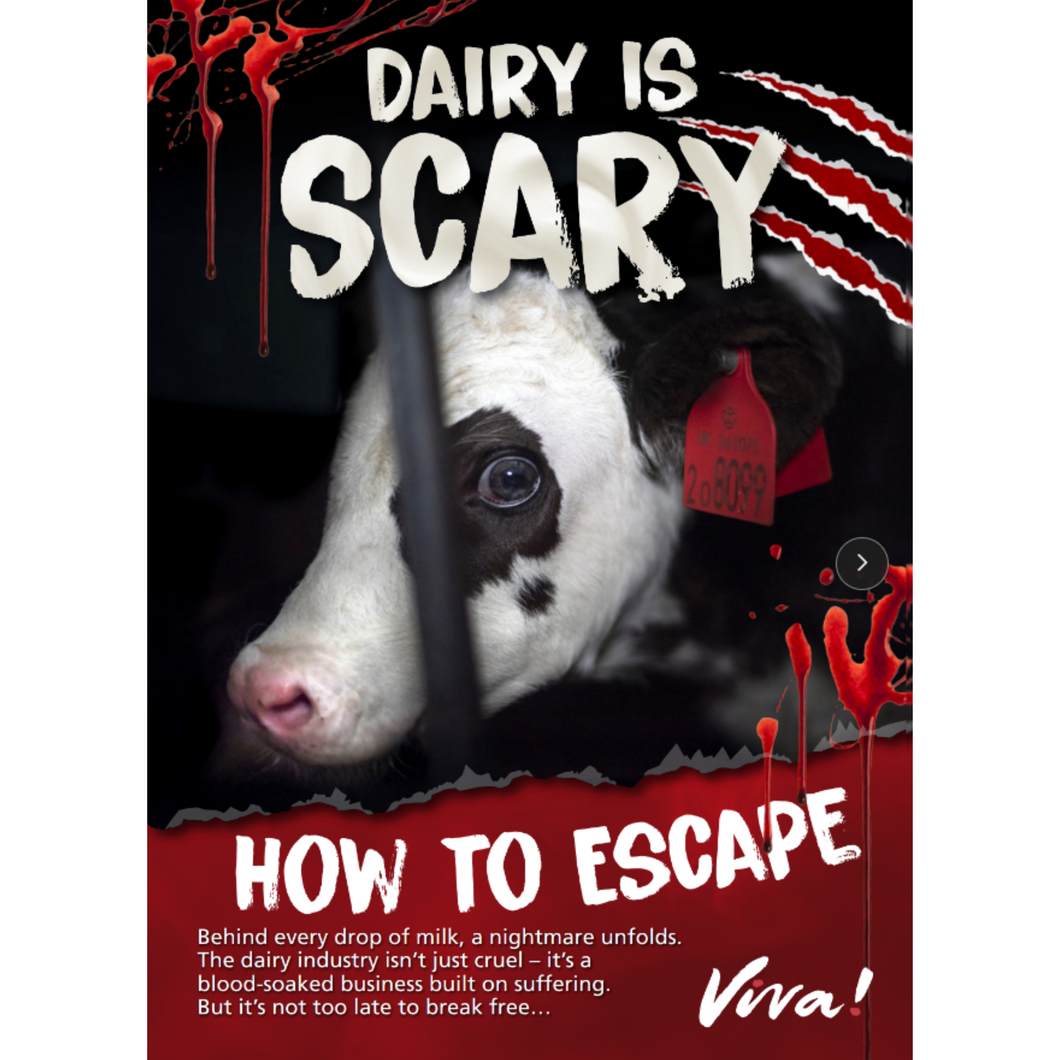 Dairy Is Scary Leaflet