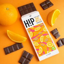 H!p Oat Milk Crunchy Orange Chocolate Bar 70g Viva! Shop