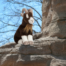 Living Nature Plush Sitting Brown Goat Viva! Shop