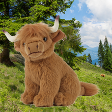 Living Nature Plush Highland Cow Viva! Shop