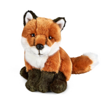 Living Nature Sitting Plush Fox Viva! Shop