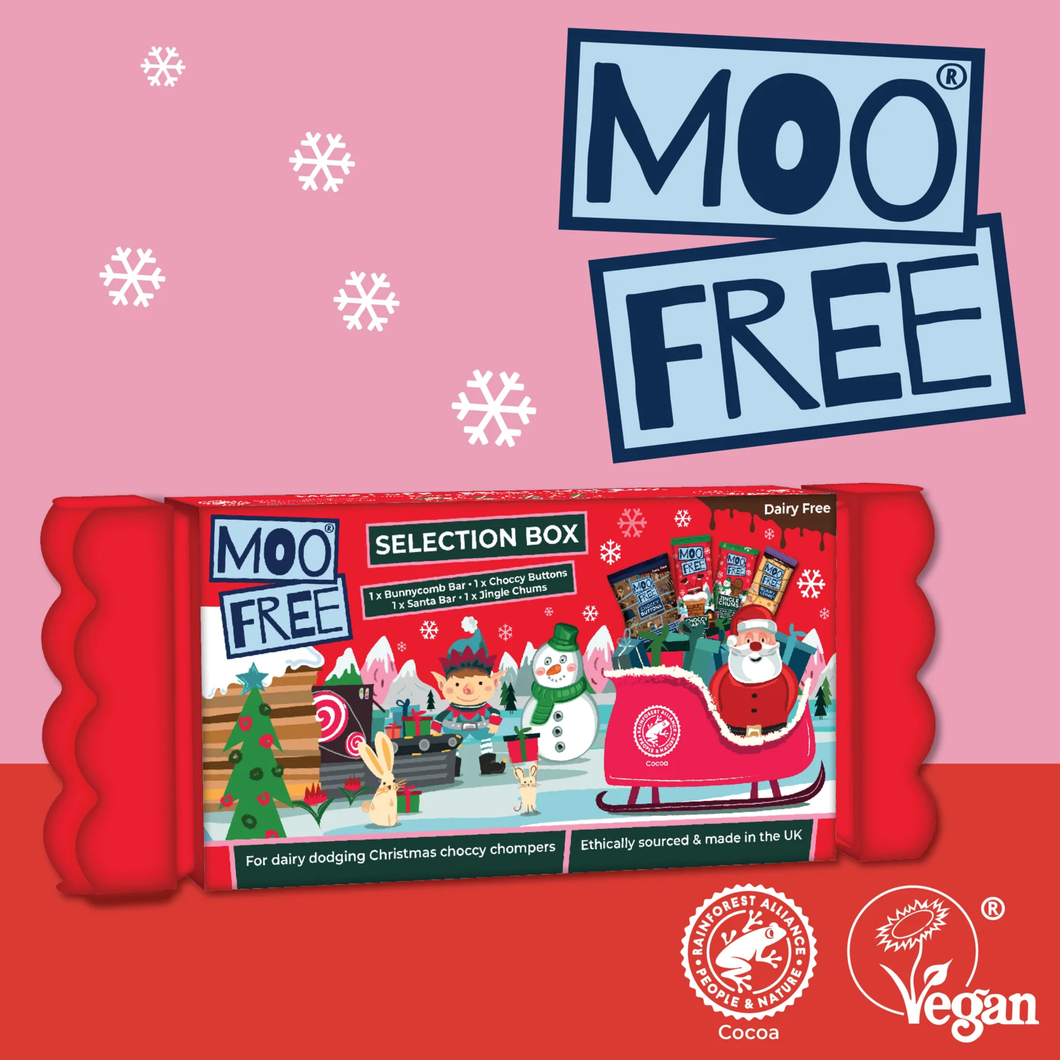 Moo Free Chocolate Christmas Selection Box 90g
