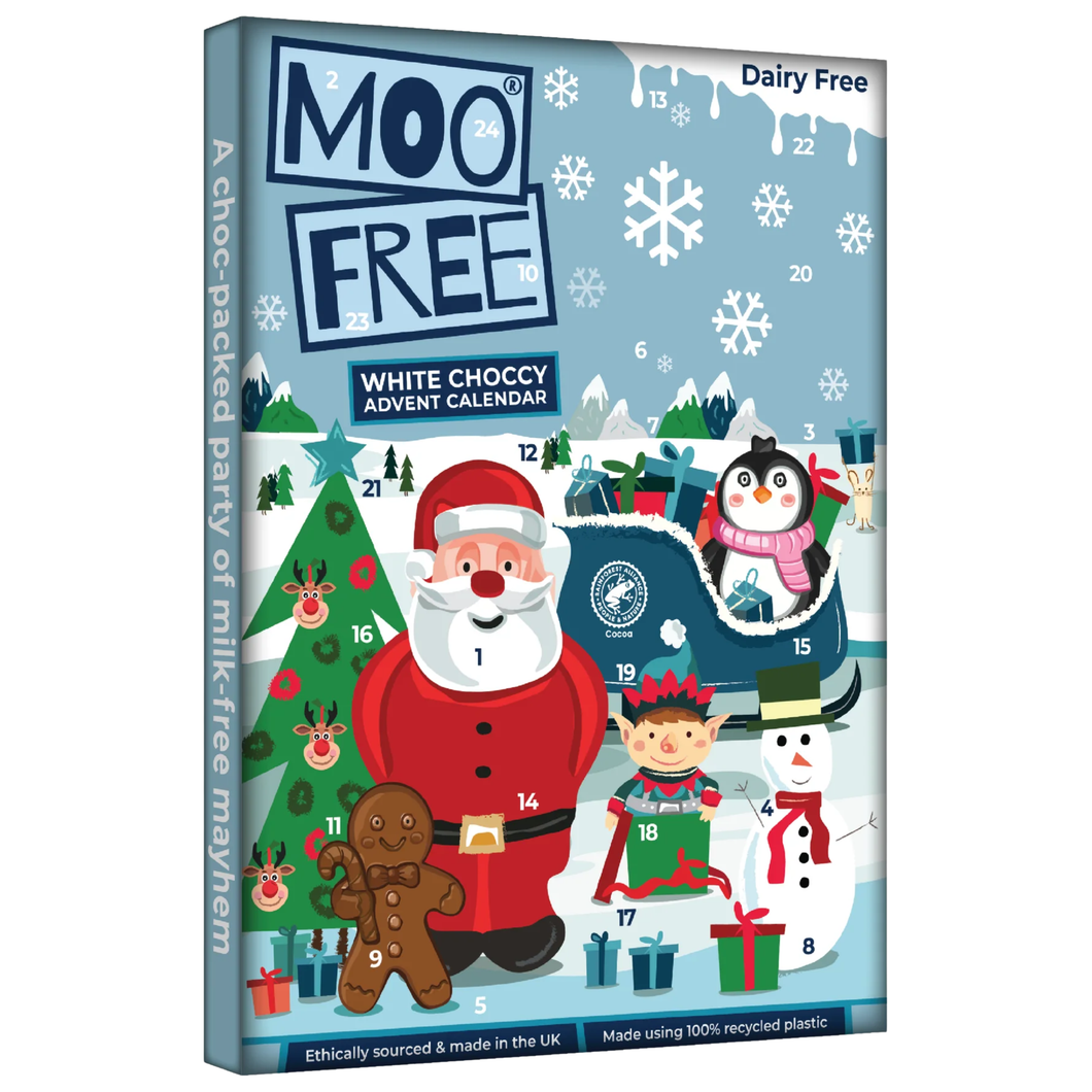 Moo Free White Chocolate Advent Calendar 70g