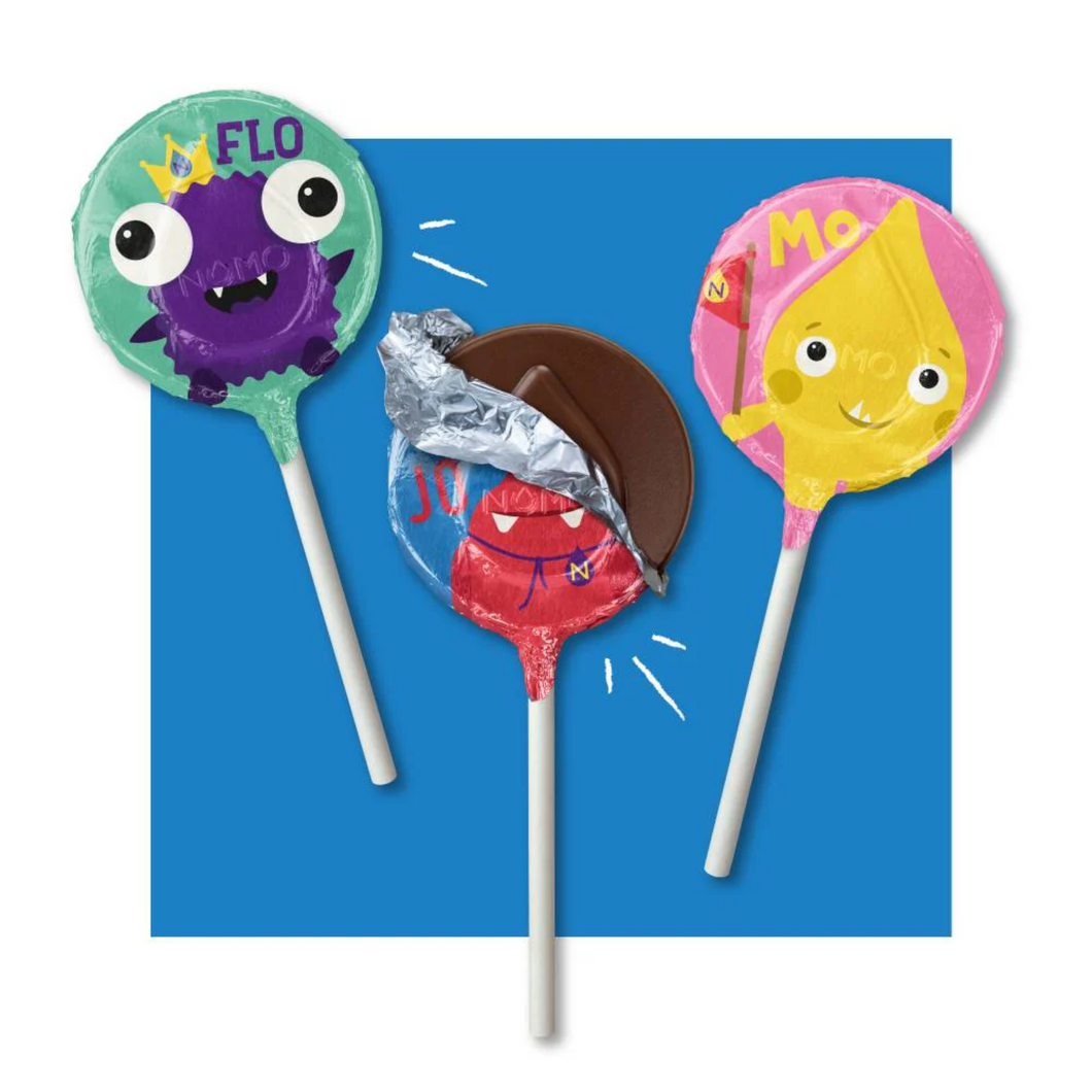 Nomo Kids Chocolate Lollies