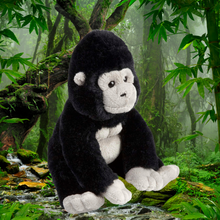 Plush Sitting Gorilla Toy