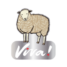 Viva! Enamel Sheep Pin Badge Viva! Shop