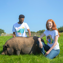 Viva! Happy Planet Festival Unisex Classic Jersey Tee - White Viva! Shop
