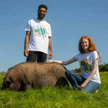 Viva! Happy Planet Festival Unisex Classic Jersey Tee - White Viva! Shop