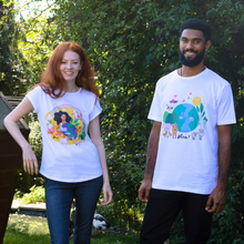 Viva! Happy Planet Festival Unisex Classic Jersey Tee - White Viva! Shop