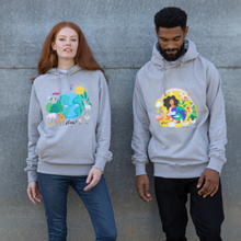 Viva! Happy Planet Festival Unisex Classic Raglan Pullover Hoody - Melange Grey Viva! Shop