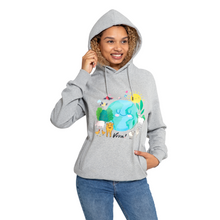 Viva! Happy Planet Festival Unisex Classic Raglan Pullover Hoody - Melange Grey Viva! Shop