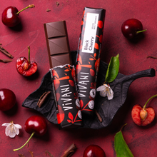 Vivani Organic Chocolate Black Cherry Bar 35g