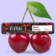 Vivani Organic Chocolate Black Cherry Bar 35g