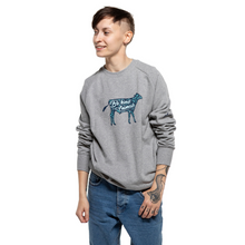 Be Kind To Animals Unisex Raglan Sweatshirt - Light Heather Viva! Shop