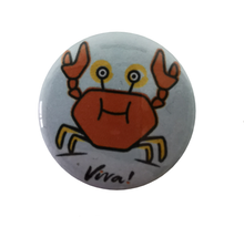 Animal Badge - Crab Viva! Shop