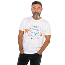 Animal Fan Club Men's / Unisex Jersey Tee- White Viva! Shop