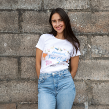 Animal Fan Club Women’s Slim Fit Jersey Tee - White Viva! Shop