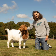 Be Kind To Animals Unisex Raglan Sweatshirt - Light Heather Viva! Shop