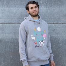 Friends Not Food Unisex Pullover Hoody - Melange Grey Viva! Shop