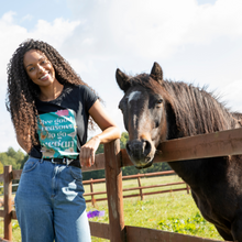 Five Good Reasons To Go Vegan Women's Rolled Sleeve Tee - Black Viva! Shop