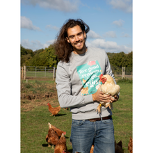 Five Good Reasons To Go Vegan Classic Unisex Sweatshirt - Melange Grey Viva! Shop