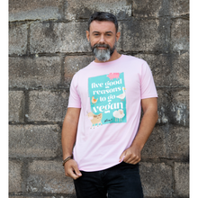 Five Good Reasons To Go Vegan Unisex Classic Jersey Tee - Sweet Lilac Viva! Shop