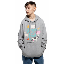 Friends Not Food Unisex Pullover Hoody - Melange Grey Viva! Shop