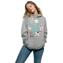 Friends Not Food Unisex Pullover Hoody - Melange Grey Viva! Shop