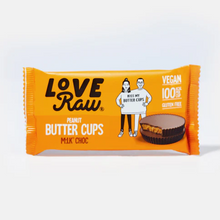 LoveRaw M:lk Choc Peanut Butter Cups 34g Viva! Shop