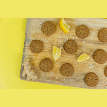 Rhythm 108 Organic Lemon, Ginger, and Chia Tea Biscuits Sharing Bag 135g Viva! Shop