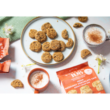 Rhythm 108 Organic Vegan Hazelnut Chocolate Chip Biscuits Sharing Bag 135g Viva! Shop
