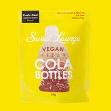 Sweet Lounge Vegan Fizzy Cola Bottles Pouch 65g Viva! Shop