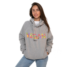 Vegan Fruit Unisex Raglan Pullover Hoody - Melange Grey Viva! Shop