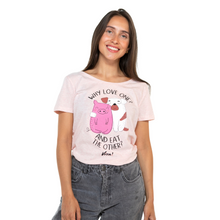 Why Love One? And Eat The Other? Women's Classic Tee - Heather Pink Viva! Shop