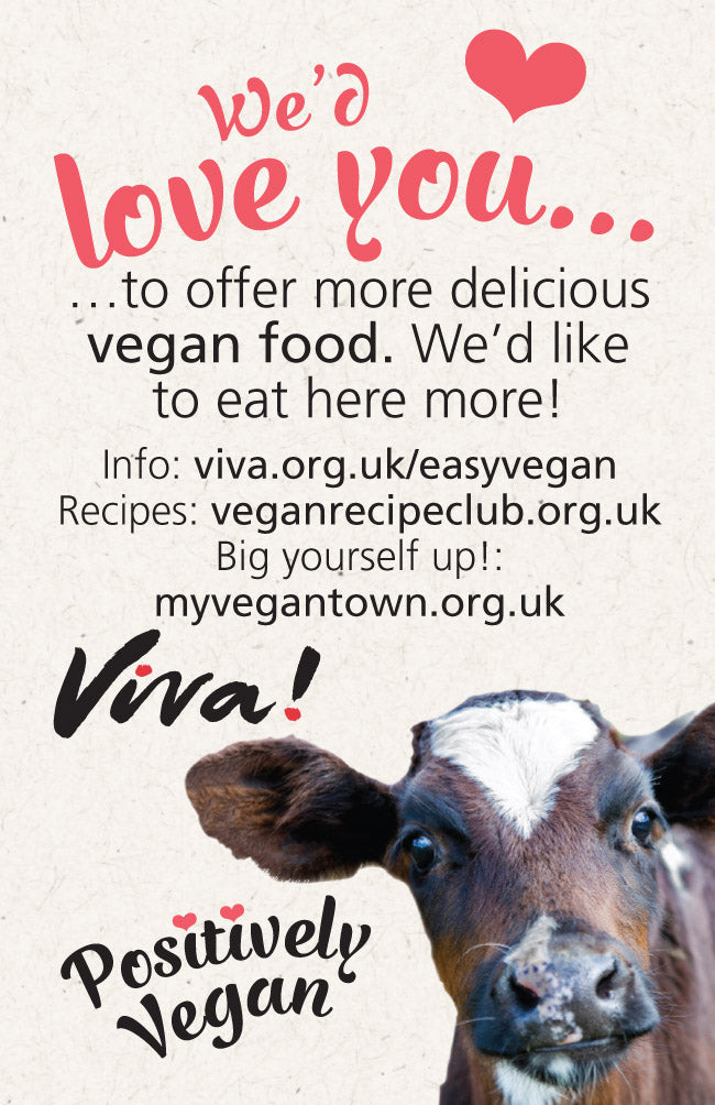 'We'd Love You To...' Business Cards Viva! Shop