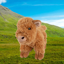 Living Nature Plush Highland Cow Calf Toy