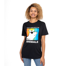 90s Don’t Mess With The Animals Unisex Classic Jersey Tee - Black Viva! Shop