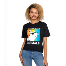 90s Don’t Mess With The Animals Unisex Classic Jersey Tee - Black Viva! Shop