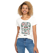 Animals Are Not Ingredients Women’s Round Neck Jersey Tee- White Viva! Shop