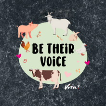 Be Their Voice Unisex Jersey Relaxed Fit Tee - Acid Black