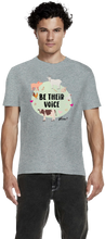 Be Their Voice Unisex Jersey Relaxed Fit Tee - Light Heather
