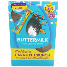 Buttermilk Plant-Powered Salted Caramel Crunch Egg and Nougat Bar 180g Viva! Shop Viva! Shop