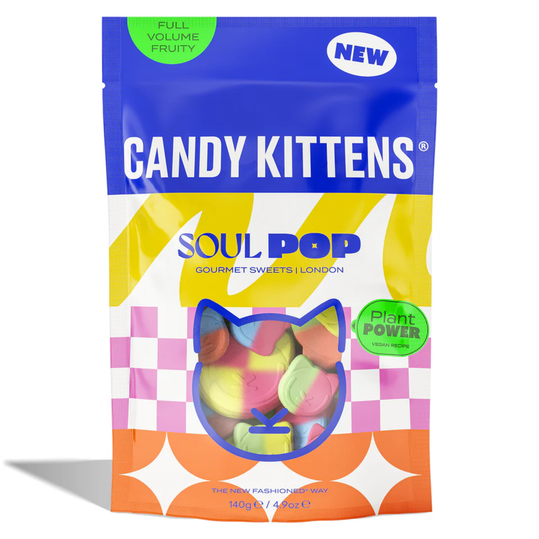 Candy Kittens Soul Pop Gourmet Sweets Sharing Bag 140g