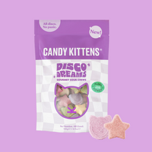 Candy Kittens Disco Dreams Gourmet Sour Chews Sweets Sharing Bag 140g