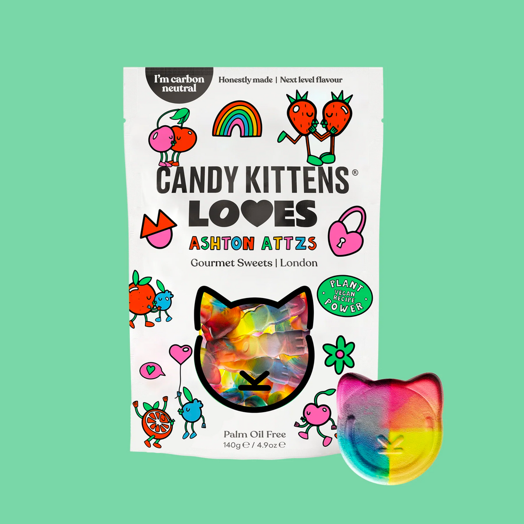 Candy Kittens Loves Ashton Attzs Gourmet Sweets Sharing Bag 140g Viva! Shop
